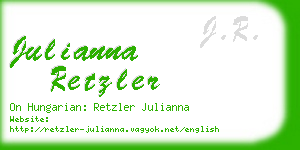 julianna retzler business card